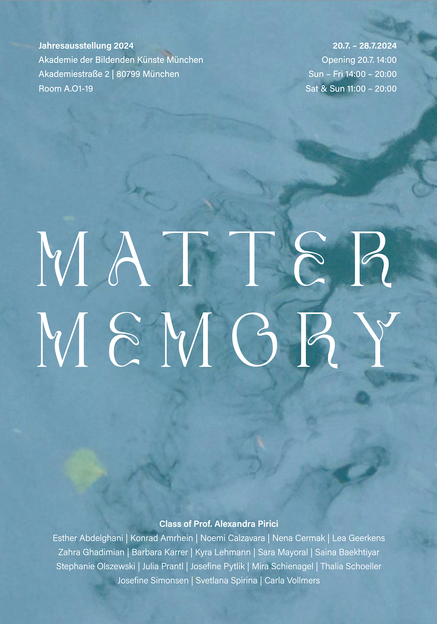 Klasse Alexandra Pirici – Matter Memory