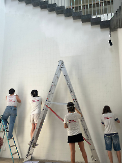 Wall Archeology, Performance  Foto: Katherine Haase-Schumacher